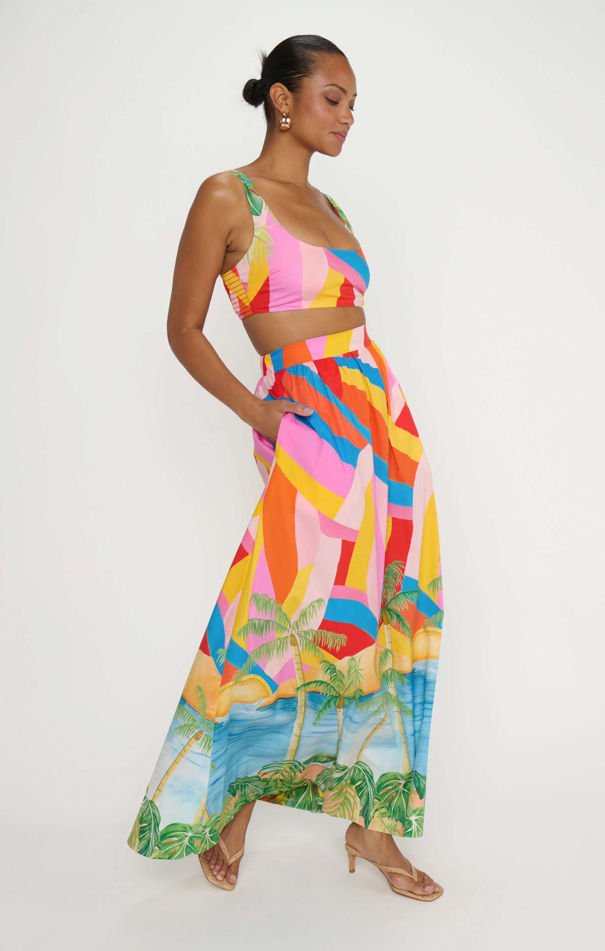 Pisa Skirt, in Rainbow Key, Size: Large | Show Me Your Mumu | Show Me Your Mumu