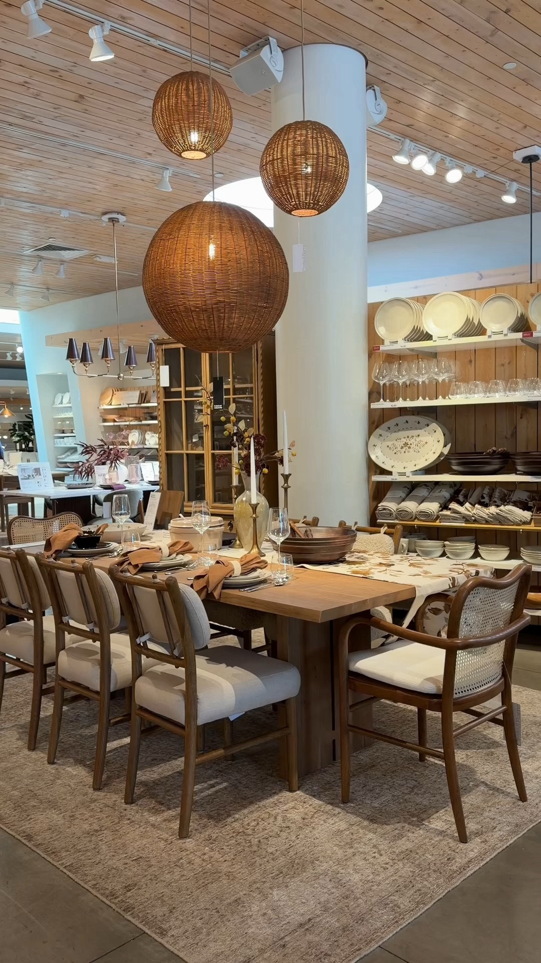 Fall entertaining setup of my dreams! 🍽️🍁 The Dakota Solid Oak Dining Table paired with the Pierre Linen Upholstered Dining Chairs brings so much warmth to this space, while the Sonder Woven Pendants and Marin Botanical dinnerware add beautiful texture and seasonal charm. 🕯️🤎✨ I love how the whole room feels elevated yet cozy and inviting—the perfect setting for gathering around the table and hosting Thanksgiving dinner! 🍂😍 I’ve linked the entire Crate & Barrel look in my LTK! @Crate & Barrel #diningroominspo #fallhomedecor #fallentertaining

#LTKHome #LTKSaleAlert #LTKOver40