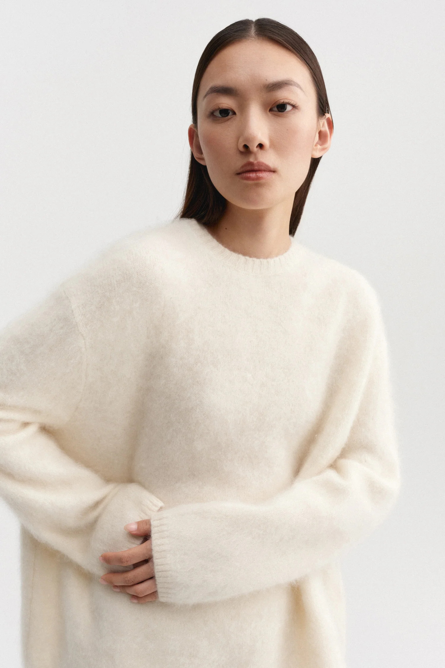 Floy Cashmere Sweater, cream | Almada Label
