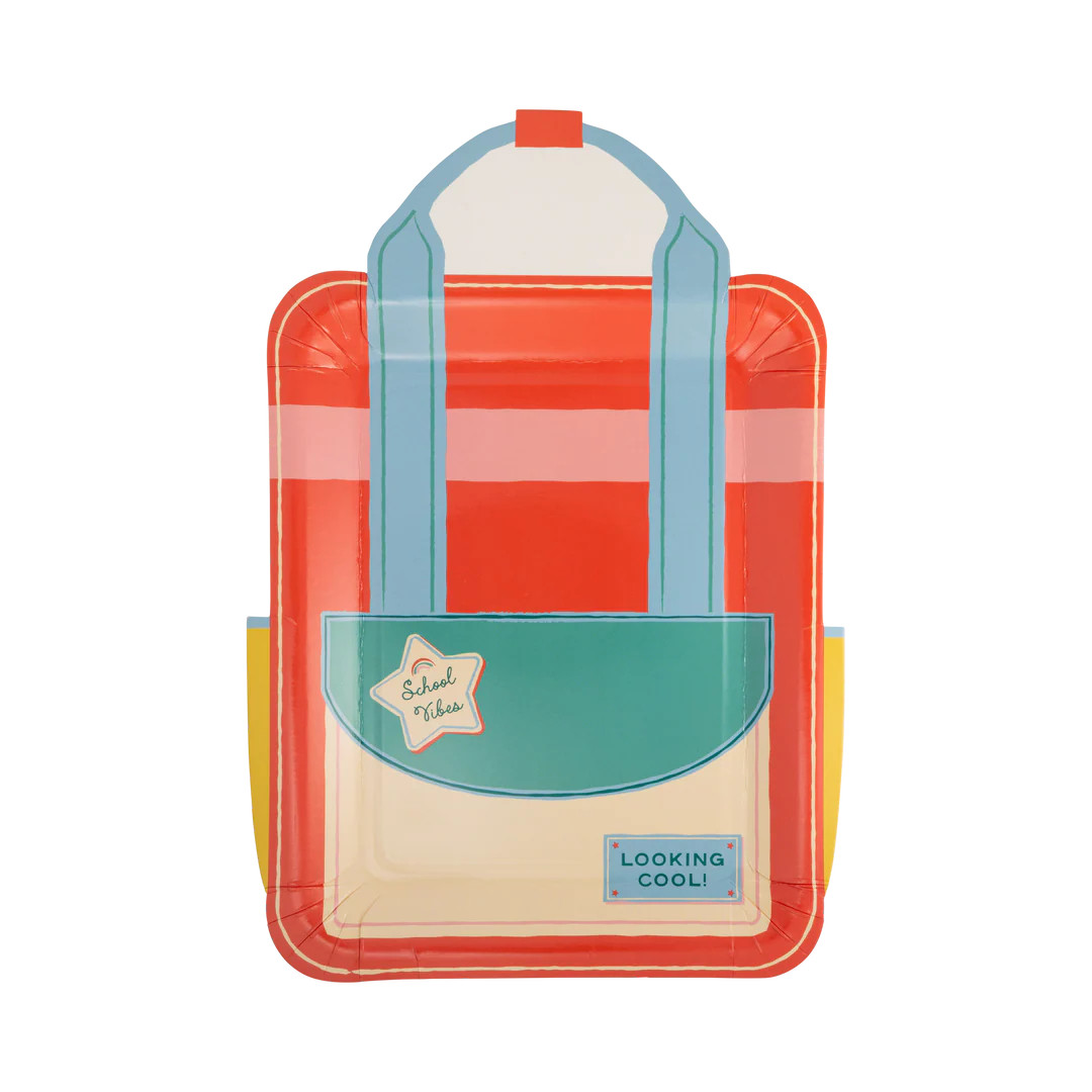 Backpack Shaped Plate Set | My Mind's Eye