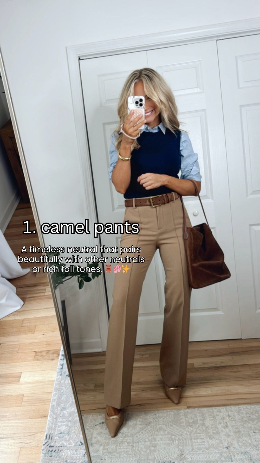 Work wardrobe essential

Camel pants 

#LTKWorkwear