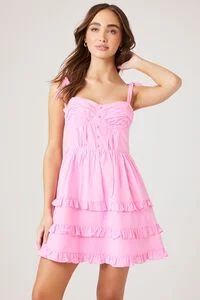 Tiered Ruffle Bustier Mini Dress | Forever 21 (US)