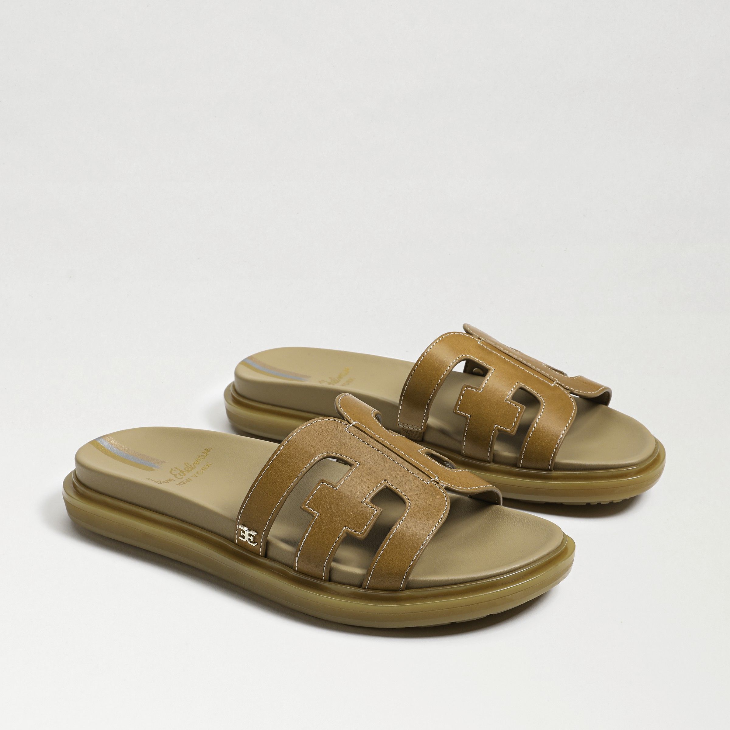 Sam Edelman Valeri Slide Sandal Saddle Leather | Sam Edelman