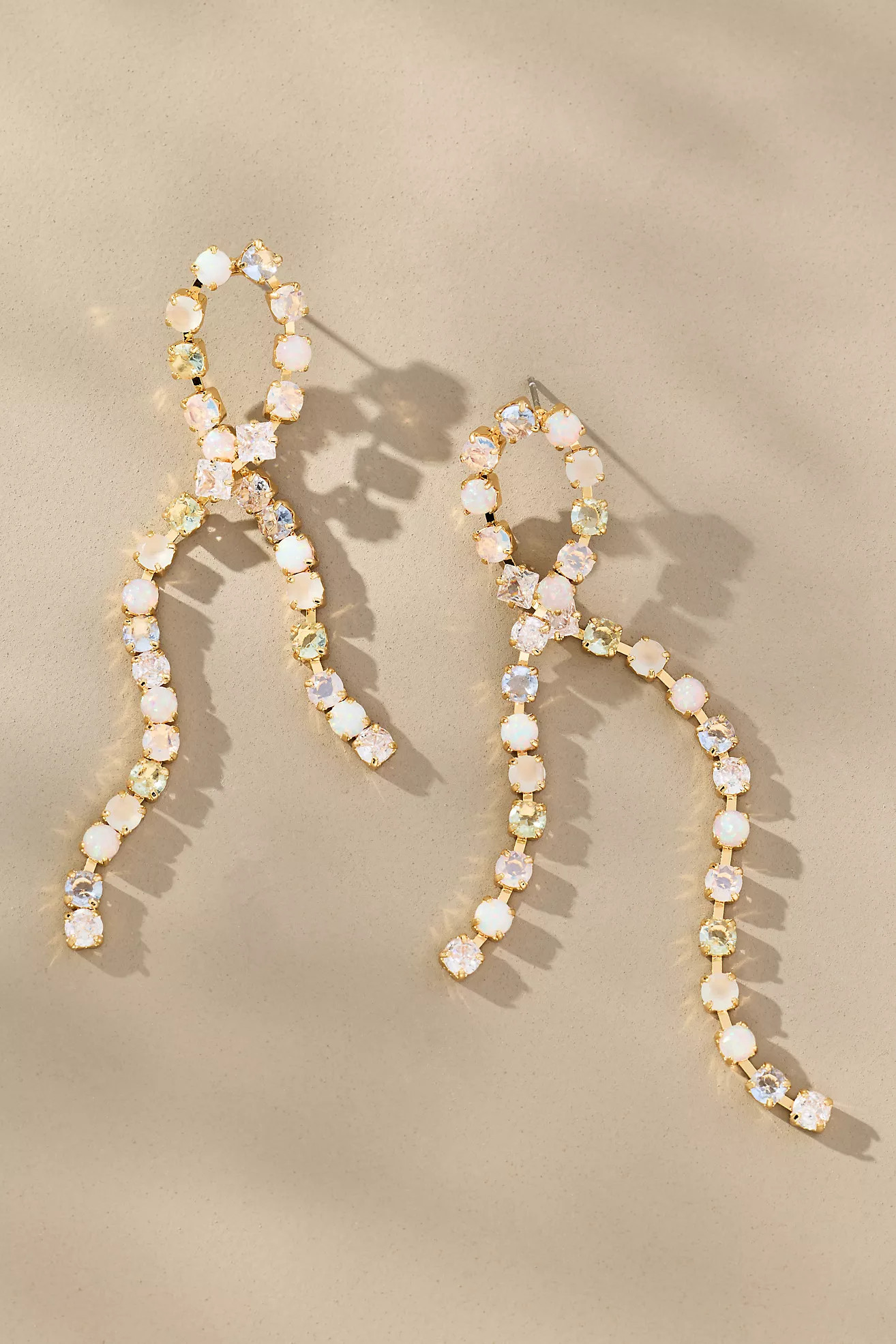 Crystal Loop Drop Earrings | Anthropologie (US)