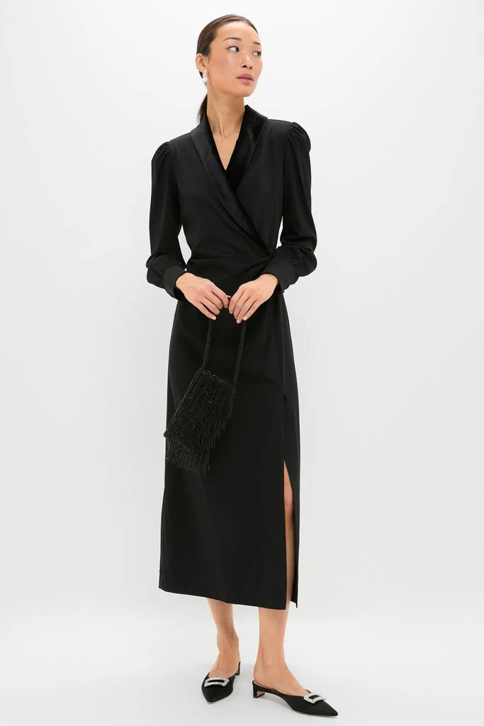 Black Long Sleeve Mariella Maxi Dress | Tuckernuck (US)
