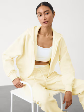 Forever Fleece Crop Full Zip | Athleta