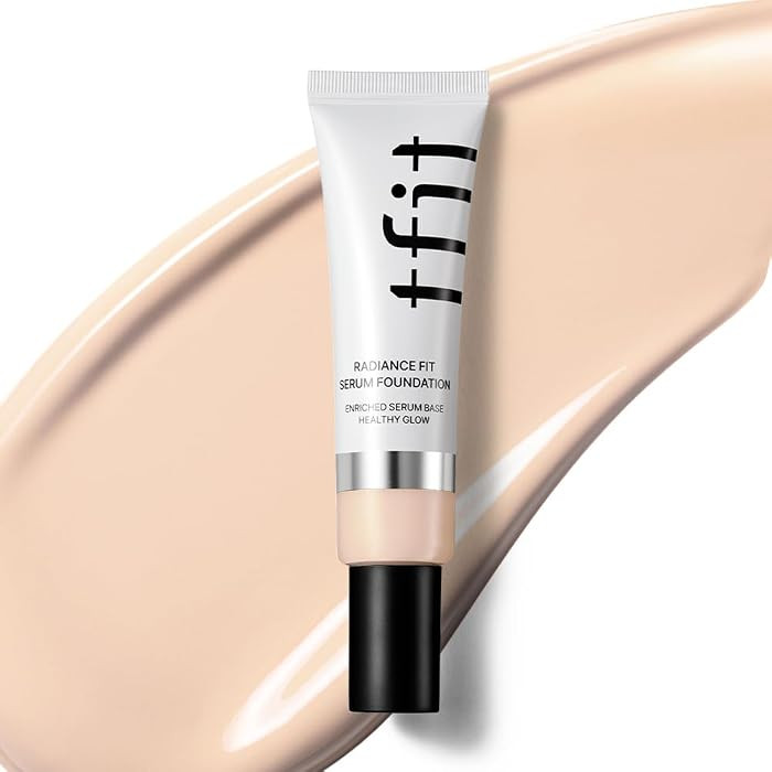 TFIT Hydrating Serum Foundation for Dry Skin \u2013 Lightweight, Moisturizing Coverage with Natur... | Amazon (US)