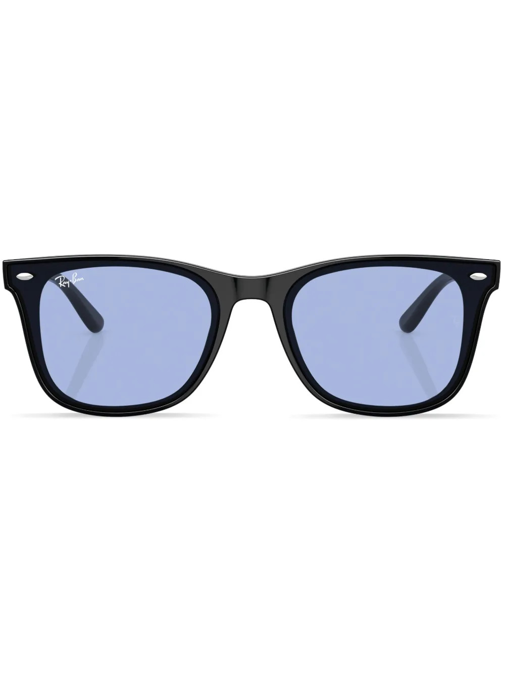 Ray-Ban logo-lettering square-frame Sunglasses  | Black | FARFETCH UK | Farfetch Global
