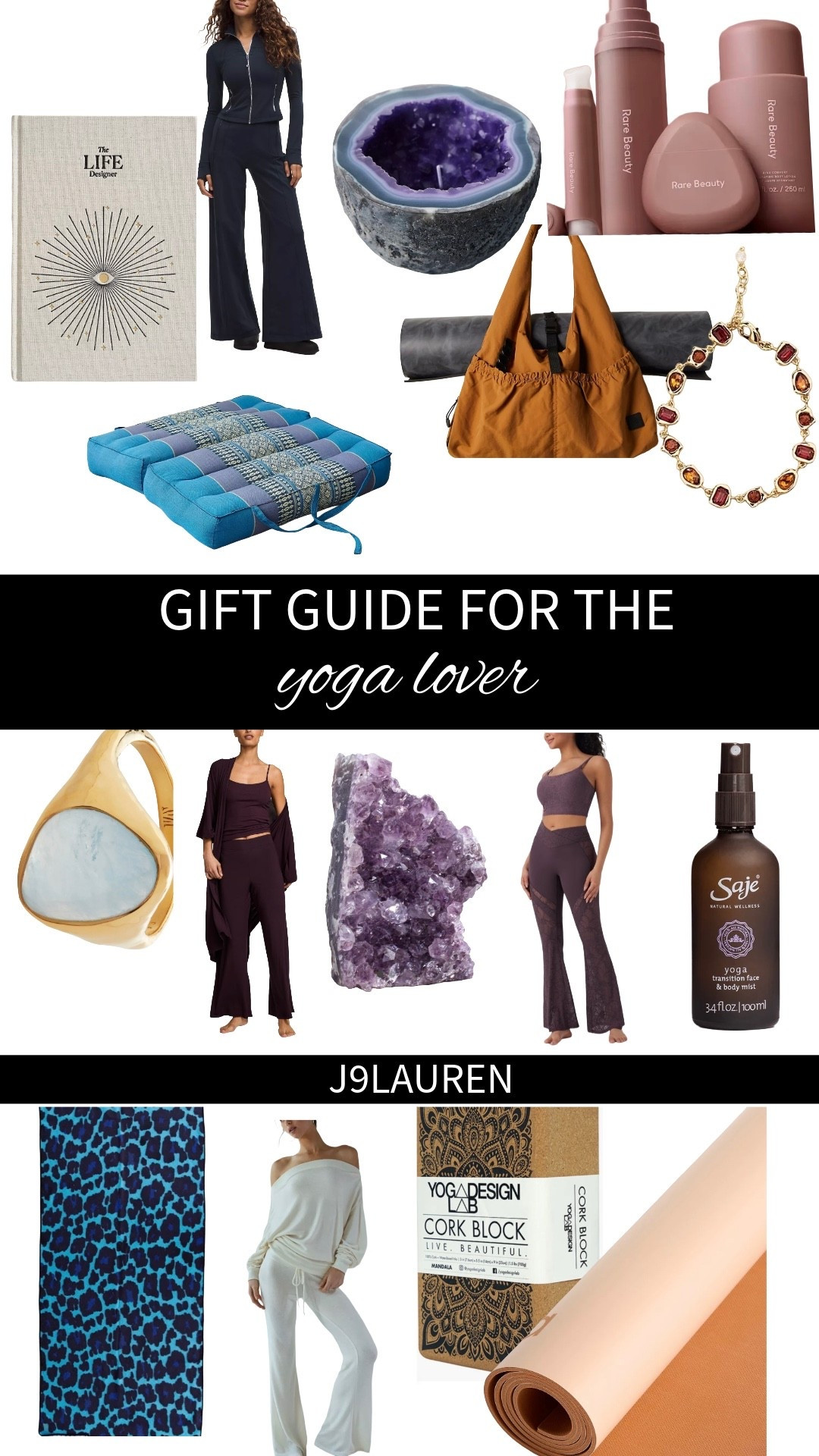🧘‍♀️ Gift Guide for the Yoga Lover

Looking for the perfect gift for the yogi in your life? These thoughtful picks are sure to inspire calm, comfort, and flow.

High-Quality Yoga Mat: Cushioned, non-slip, and stylish - perfect for home practice or the studio.

Yoga Blocks & Straps: Helpful tools for deepening poses and supporting alignment.

Cozy Yoga Apparel: Breathable leggings, flowy tops, or comfy joggers for on- and off-the-mat comfort.

Meditation Cushion or Bolster: Creates a serene space for mindful meditation and relaxation.

Scented Candles or Essential Oils: Enhance the practice with calming scents like lavender or eucalyptus.

Yoga Tote or Mat Bag: Stylish and practical for carrying mats, towels, and water.

Guided Yoga or Meditation Books: Inspiration, tips, and sequences for every level.

Wellness Subscription Box: Yoga-themed boxes with accessories, snacks, and self-care goodies.

Water Bottle or Tumbler: Durable, reusable, and perfect for staying hydrated before and after practice.

Gift Card to a Yoga Studio: Let them pick a class or workshop that speaks to them.

🧘‍♀️ Thoughtful, practical, and centered on self-care -
these gifts are perfect for any yoga lover.

#yogagifts #giftguide #yogalife #yogastyle #yogaapparel #selfcaregifts #ltkfinds #yogalover #yogapractice #mindfulgifts

yoga gifts | gifts for yogi | yoga accessories | yoga mat | yoga apparel | meditation tools | wellness gifts | self care gifts | yoga studio gift | mindful living

#LTKGiftGuide #LTKActive #LTKHoliday