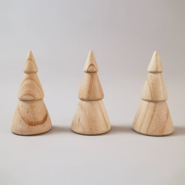 3ct Wood Trees Light Wood - Bullseye's Playground™ | Target