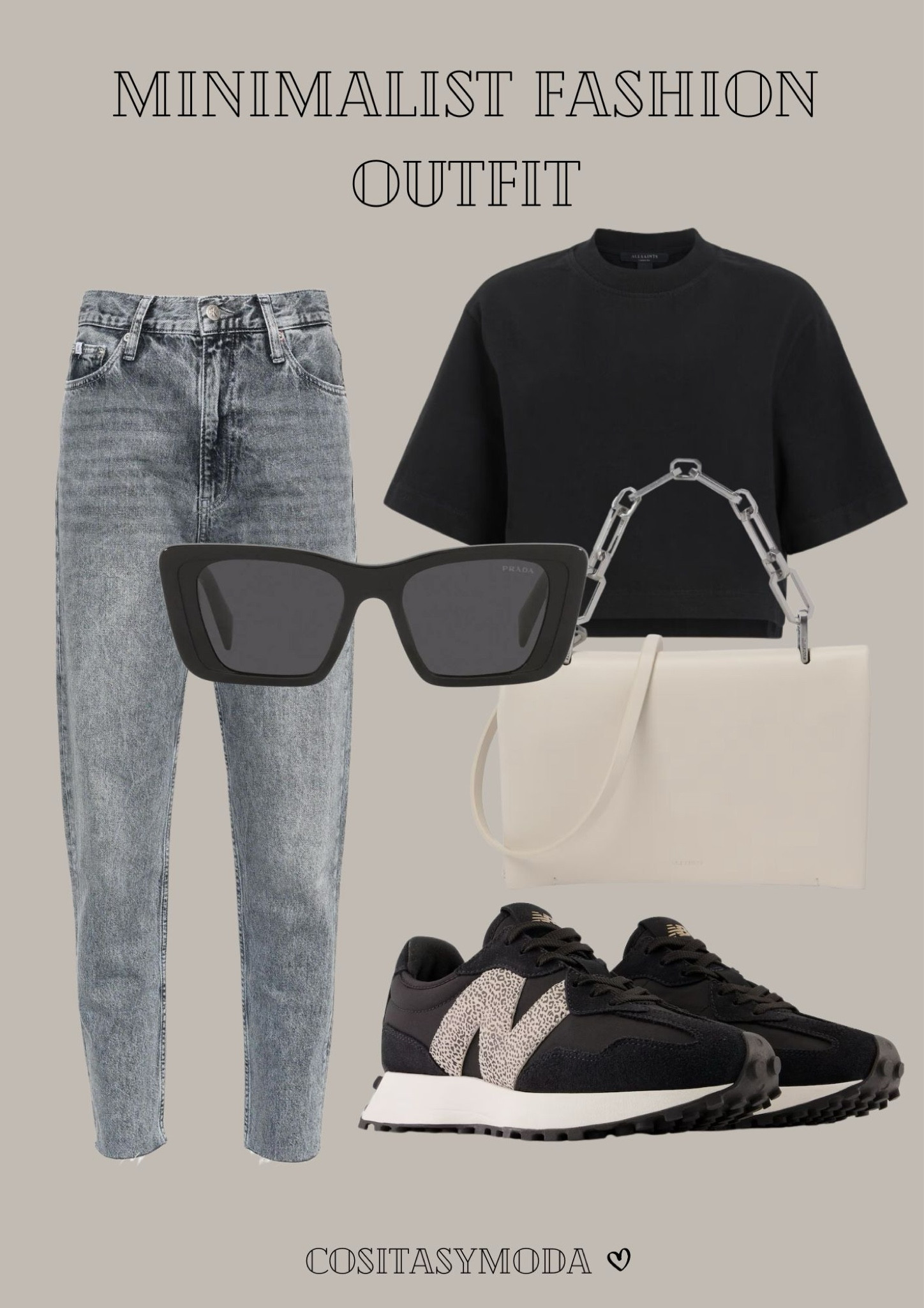 Minimalist Fashion Outfit | Cositasymoda
•
Jeans, black top, black sunglasses, white bag, sneakers

#LTKsummer #LTKstyletip #LTKspring