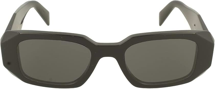 Prada PR 17WS Black/Dark Grey One Size | Amazon (US)