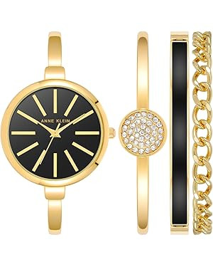 Anne Klein Women's Bangle Watch and Bracelet Set | Amazon (US)