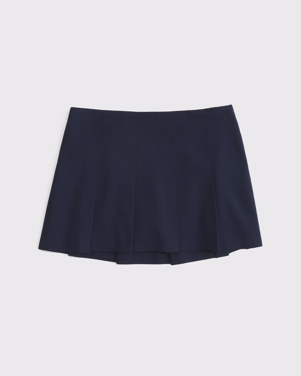 Women's Mid Rise Pleated Mini Skort | Women's Bottoms | Abercrombie.com | Abercrombie & Fitch (US)