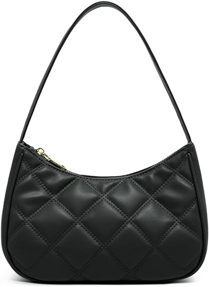 Shoulder Bags for Women, Cute Hobo Tote Handbag Mini Clutch Purse with Zipper Closure | Amazon (US)