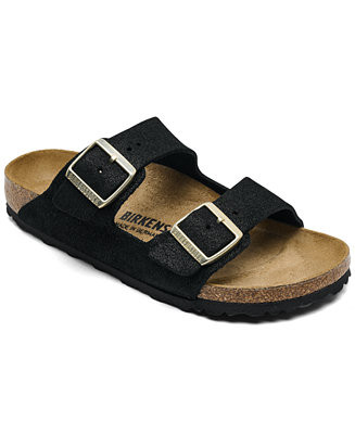Women's Arizona Soft Footbed Suede Leather Sandals from Finish Line | Macy's