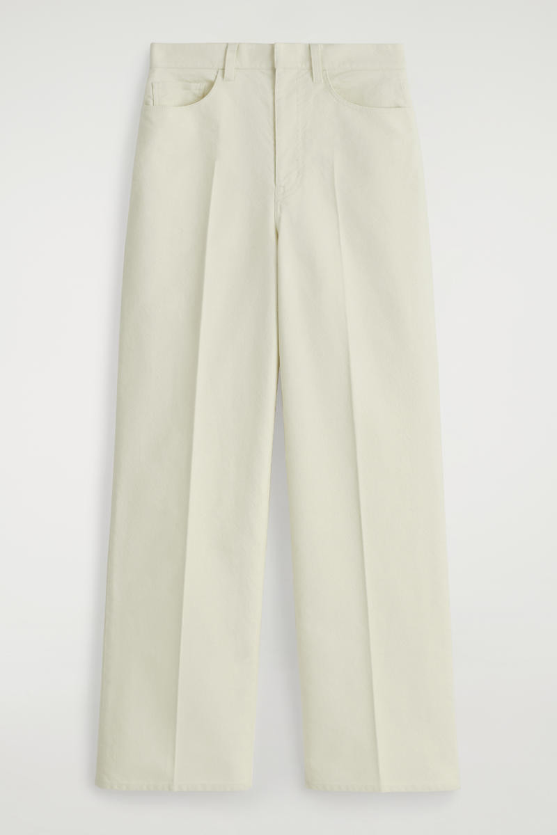 Cotton-Canvas Straight-Leg Pants | COS (US)