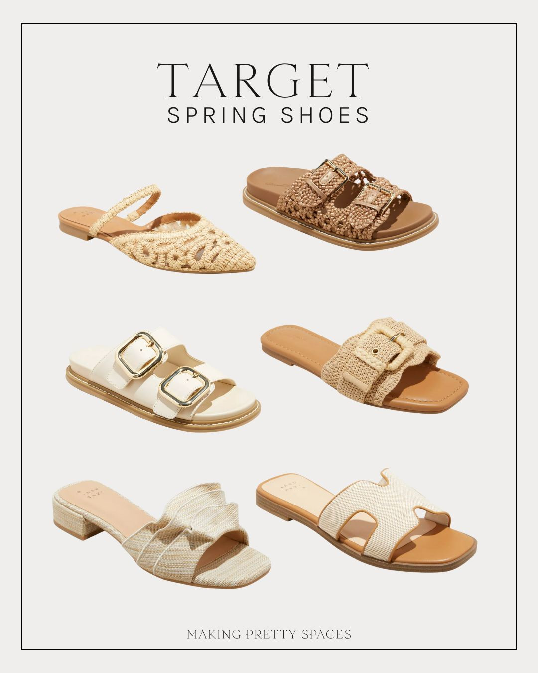 Shop these Target spring shoe roundup! Sandals, buckle sandals, flats, dressy shoes, spring shoes, summer shoes, Target fashion, Target finds 

 #LTKSaleAlert #LTKStyleTip #LTKShoeCrush