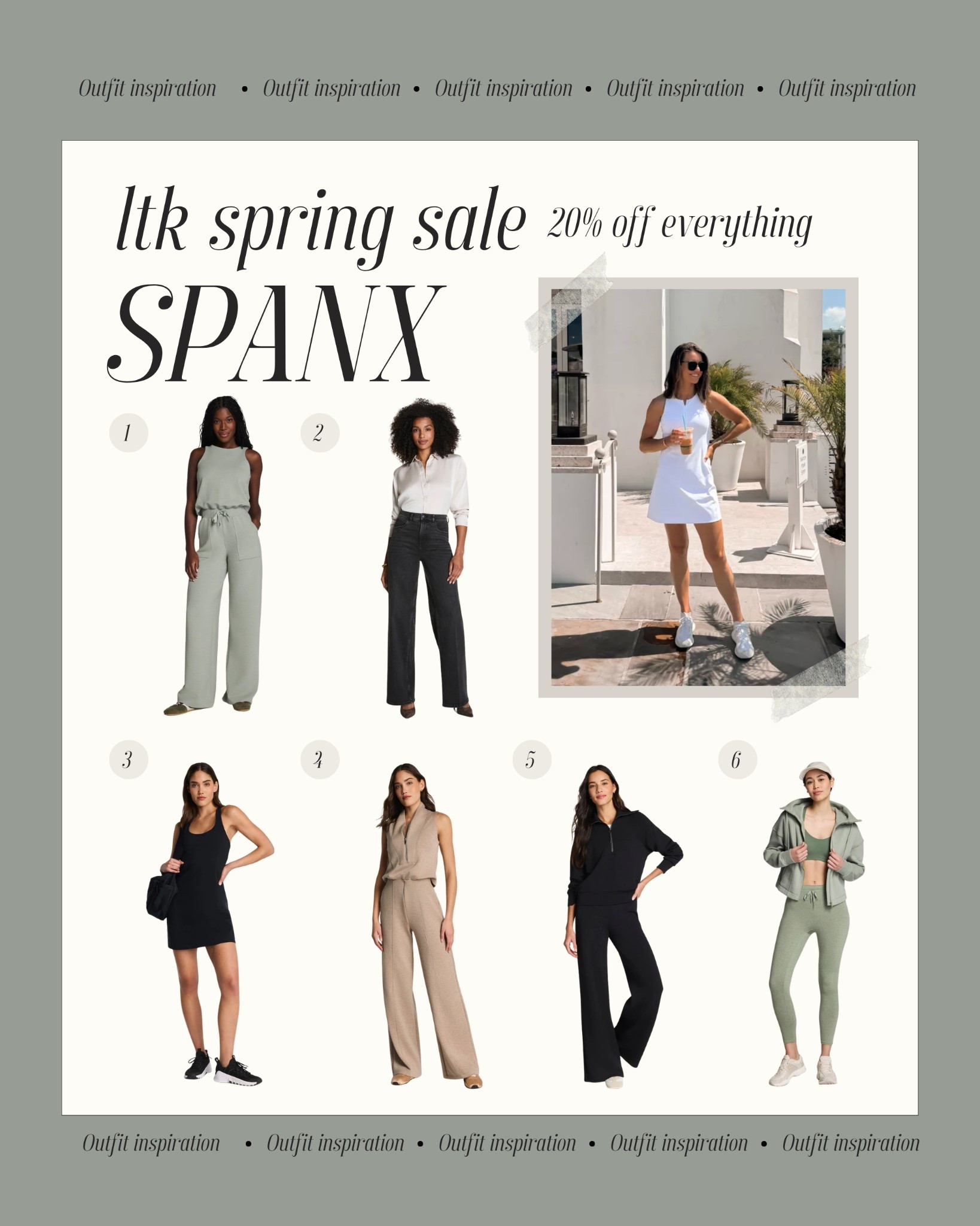 The LTK spring sale is here! Save 20% off Sitewide at Spanx this weekend when shopping through the LTK app. Be sure to copy the code and apply at checkout to receive the discount! 

#LTKSpringSale #LTKootd #LTKSaleAlert