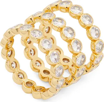 kate spade new york on the dot set of three stacking rings | Nordstrom | Nordstrom