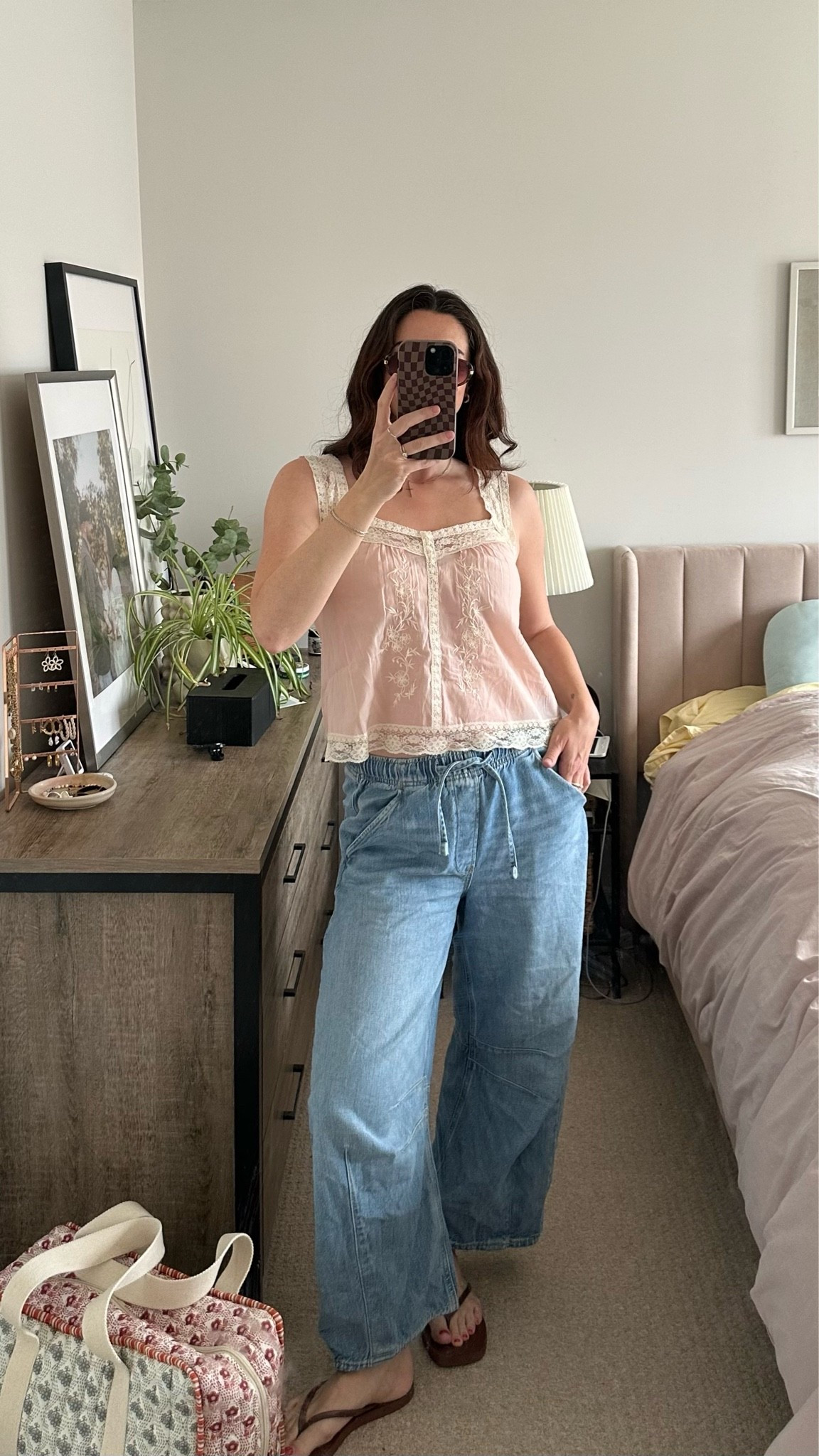 mom style over 30 summer outfit barrel jeans

#LTKcanada #LTKsummer #LTKjeans