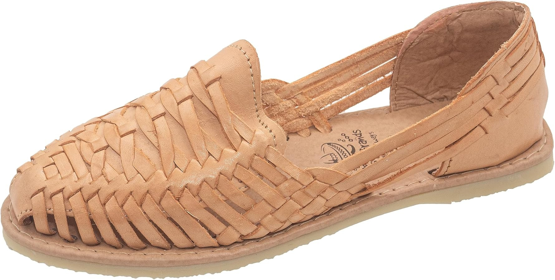 Fiesta Brands Mexican Boho Woven Huaraches For Women Mexicanos Sandals Para Mujer Leather Artisan... | Amazon (US)