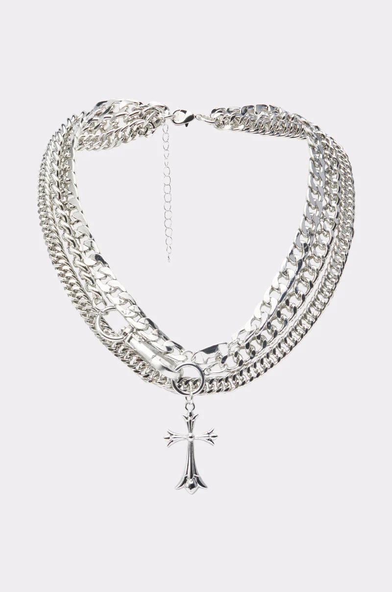 BLESSED TO BE HOT SILVER NECKLACE | AKIRA