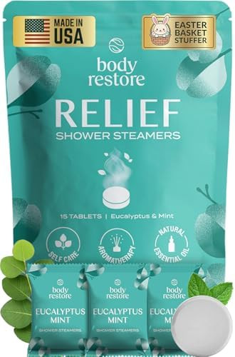 Body Restore Shower Steamers Aromatherapy 15 Pack – Easter Basket Stuffers, Easter & Birthday G... | Amazon (US)