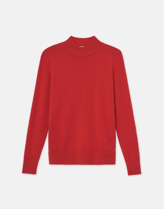 Cashmere Mockneck Sweater | Lafayette 148 NY