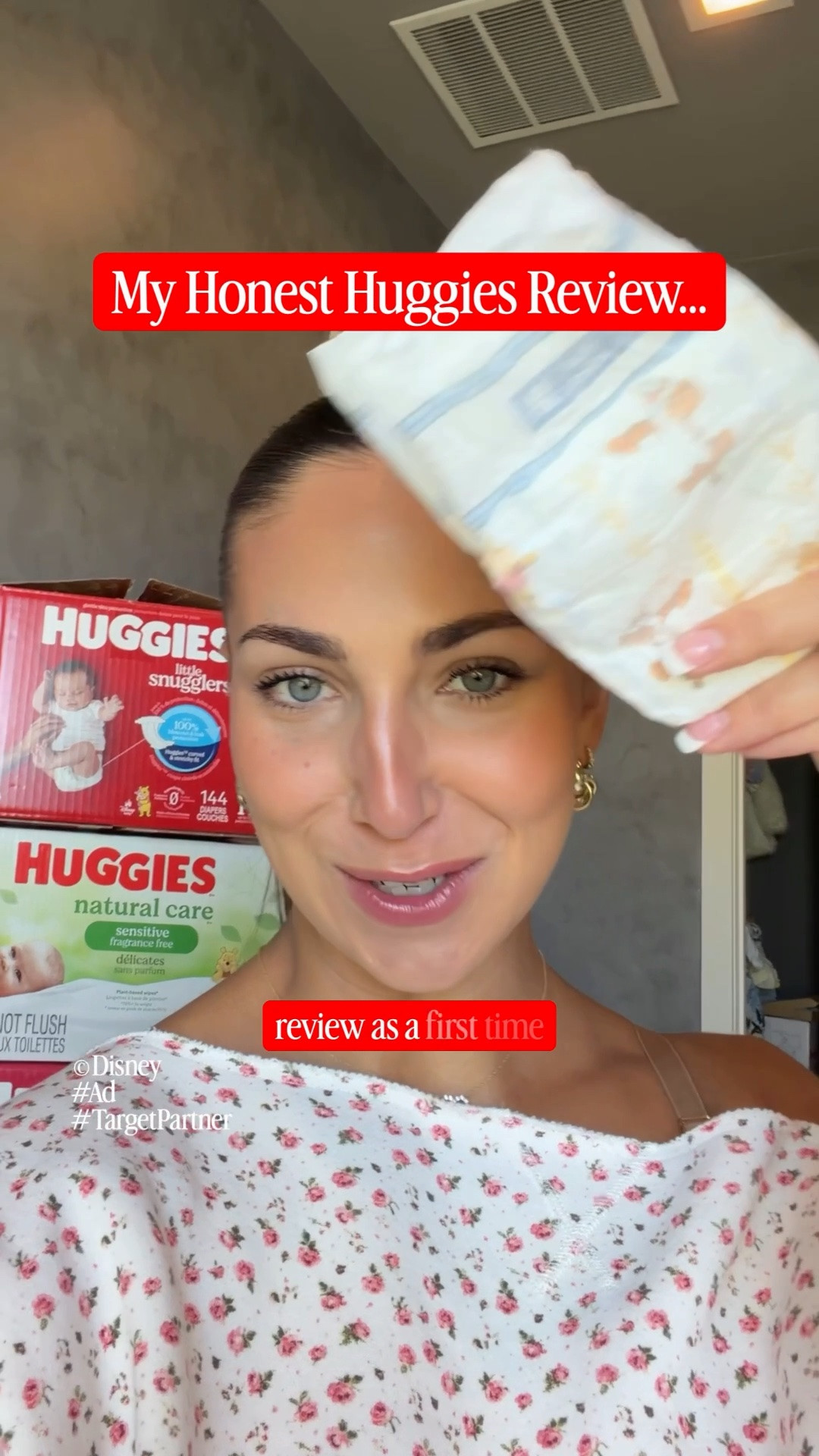 #ad Realizing just how fast you go through diapers and wipes😅Thankfully, @Target  is having a Target Circle™ Deal where you will get $30 when you spend $100 on select baby care items, like these @Huggies diapers and wipes! Comment BABY and I’ll send you what we use! 

#TargetPartner #HuggiesPartner #Huggies #Target 

Offer: Target Circle Deal: $30 Target GiftCard with $100 select baby care purchase
Eligibility: Target Circle Membership 
Availability: Sunday June 21st - Saturday June 27th, 2026, offer expires at 11:59pmPT.
Terms & Conditions: Category Deal. Valid in store or online. Limit one coupon/deal per Target Circle account. No other same department/category coupon/deal/bonus will apply. Offer excludes items sold & shipped by Target Plus™ Partners and clearance items. Void if copied, scanned, altered, transferred, purchased, sold or prohibited by law. Coupon/deal expires at 11:59pm PT. Item(s) may not be available at all stores. Gift cards and tax will not be included in determining purchase total. Target GiftCard not valid as payment on this purchase; terms and conditions apply. Quantities limited; no rain checks. No cash value. For full details on our Price Match policy, see Target.com/PriceMatch

#LTKmomlife #LTKSaleAlert #LTKBaby