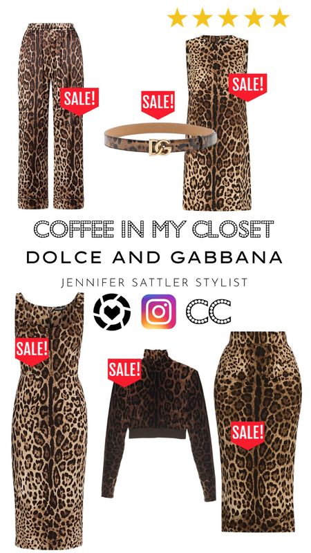 Dolce and Gabbana is a bucket list designer brand. I love their signature prints, especially their iconic leopard. Wear it all year with ANY color or even another print! Snag these styles on sale now before they sell out! 

#LTKCyberSaleIE #LTKstyletip