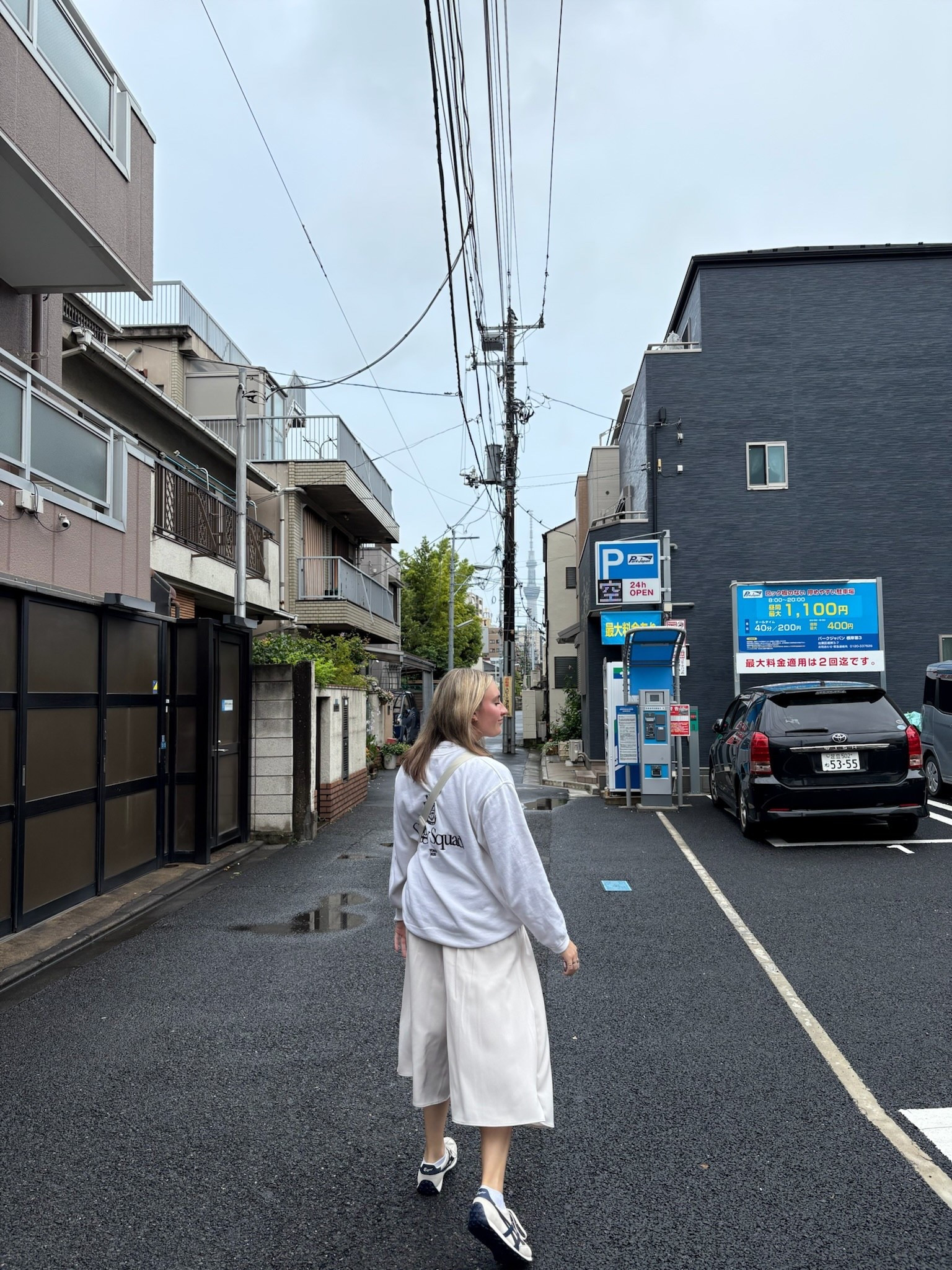 When the weather got chilly in Tokyo, I leaned into layered monochrome pieces. Monochrome is all the rage in Japan, and I wanted to fit in as much as possible while still showing my personal style. 

For this look, I started with my basic cream old navy tee, then added a cream crew neck. My favorite buy of the trip were these flowy khakis which gave a chic look to any outfit. I linked a similar pair from lululemon below. I also love my Onitsuka Tigers - they go with everything and are comfortable. You can’t beat that. I also love  (and still use)  my Uniqlo bag daily. It’s so small but so big, adjustable, and looks cute with everything. When in doubt - go monochrome!

#LTKStyleTip #LTKTravel