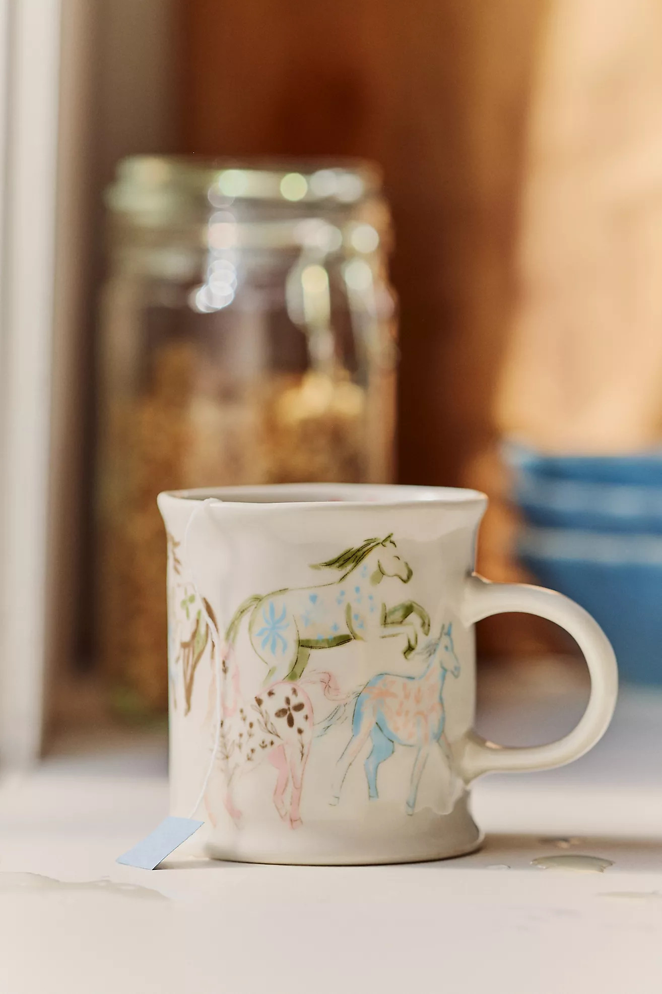 Run Wild Stoneware Mug | Anthropologie (US)