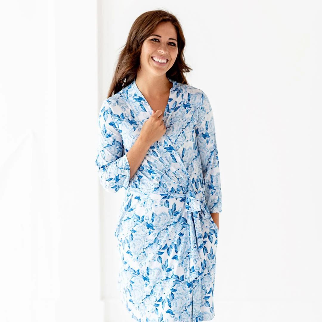 My Something Blue Robe | Bums & Roses
