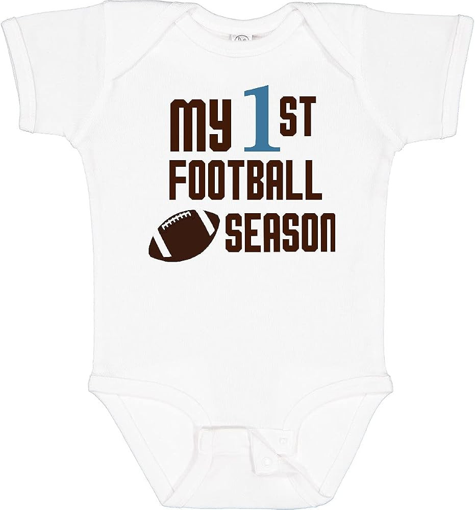 inktastic My First Football Season Baby Bodysuit | Amazon (US)