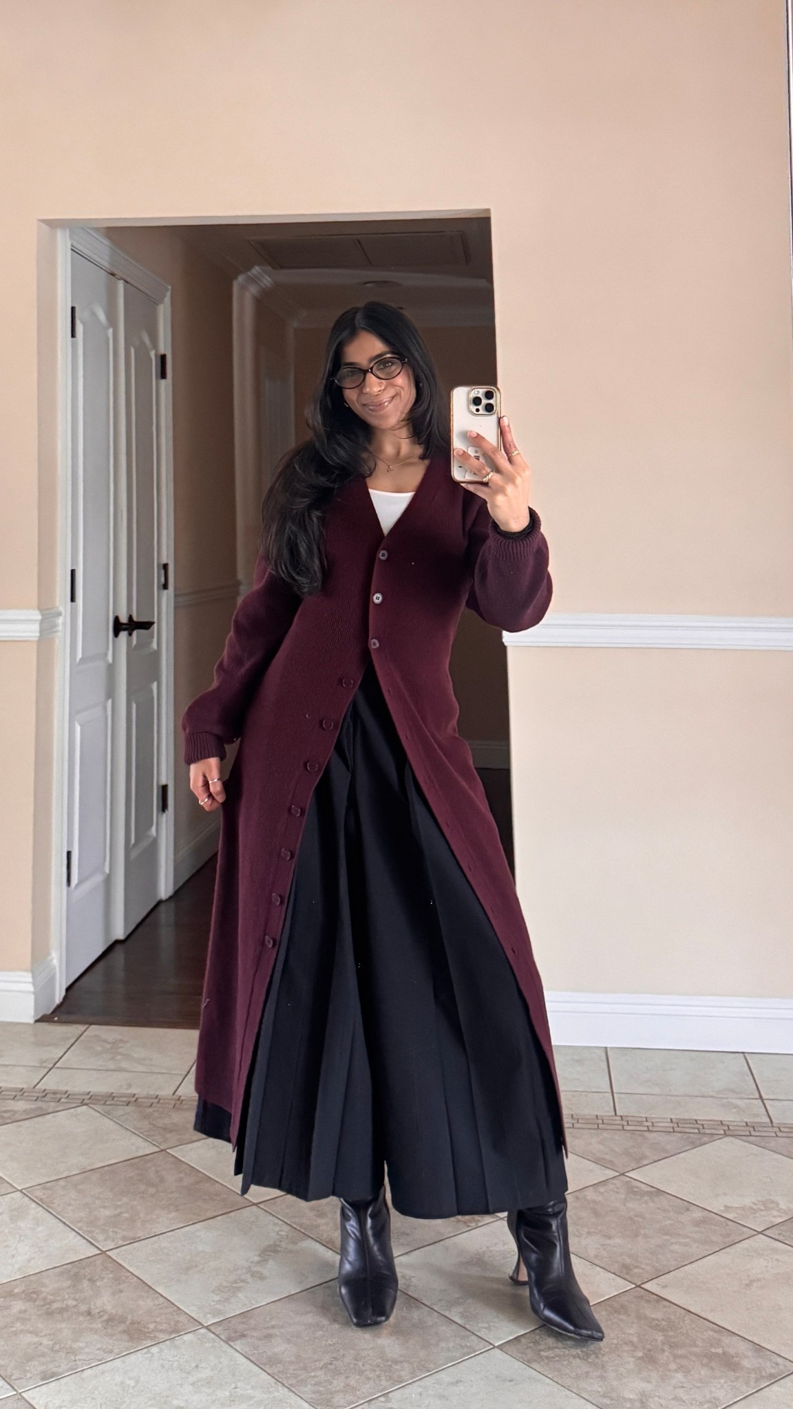 modest winter outfit