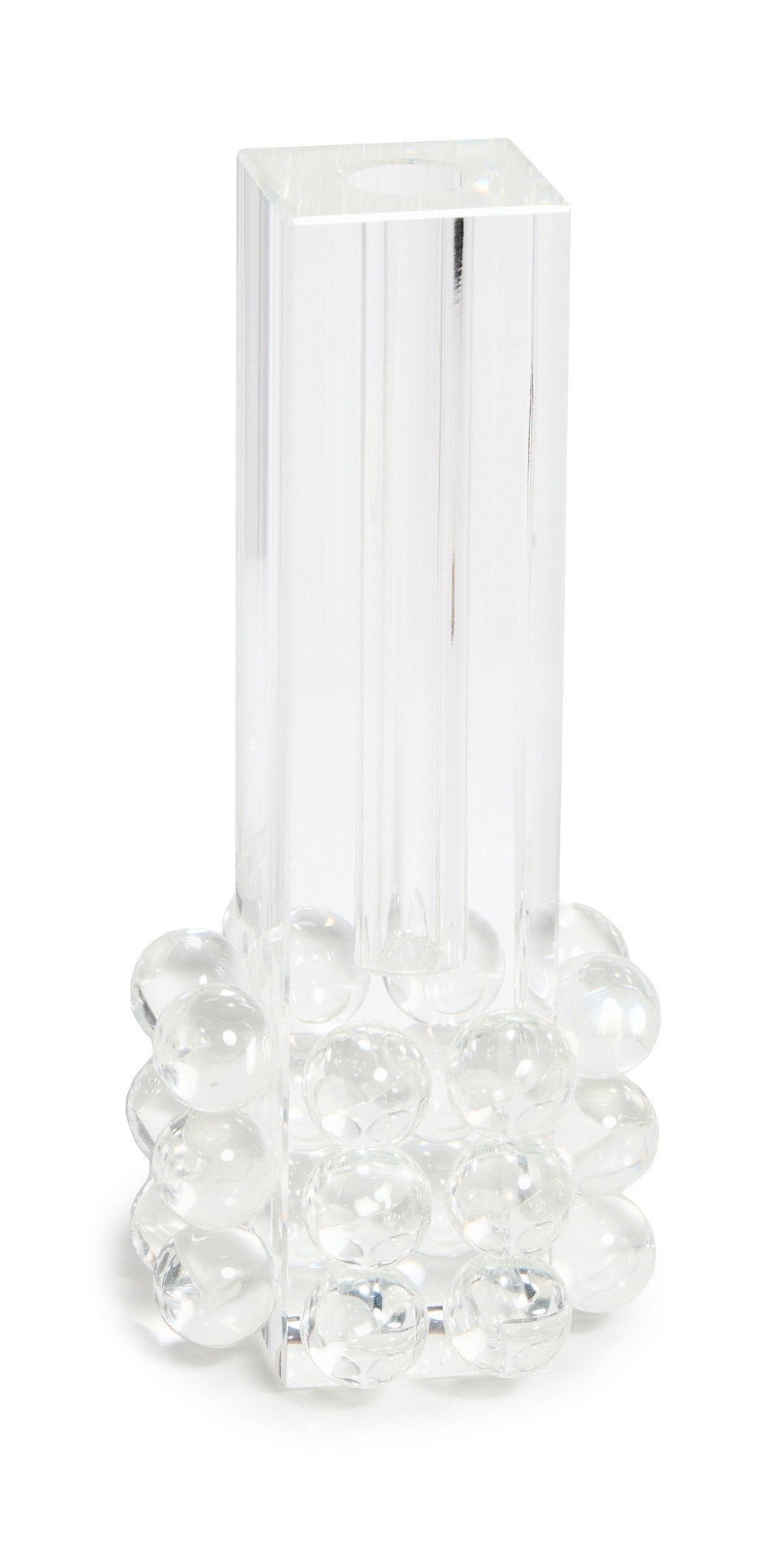 Tizo Design Crystal Glass Bubble Bud Vase Clear One Size | Shopbop