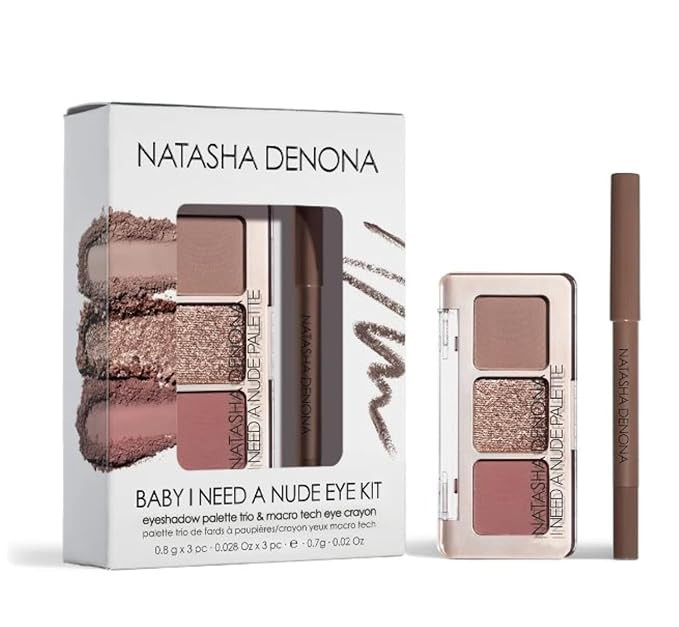 Natasha Denona Special Edition Baby I Need A Nude Kit - Eyshadow Palette Trio & Mini Macro Tech E... | Amazon (US)
