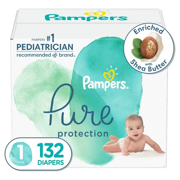 Pampers Pure Protection Diapers - (Select Size and Count) | Target