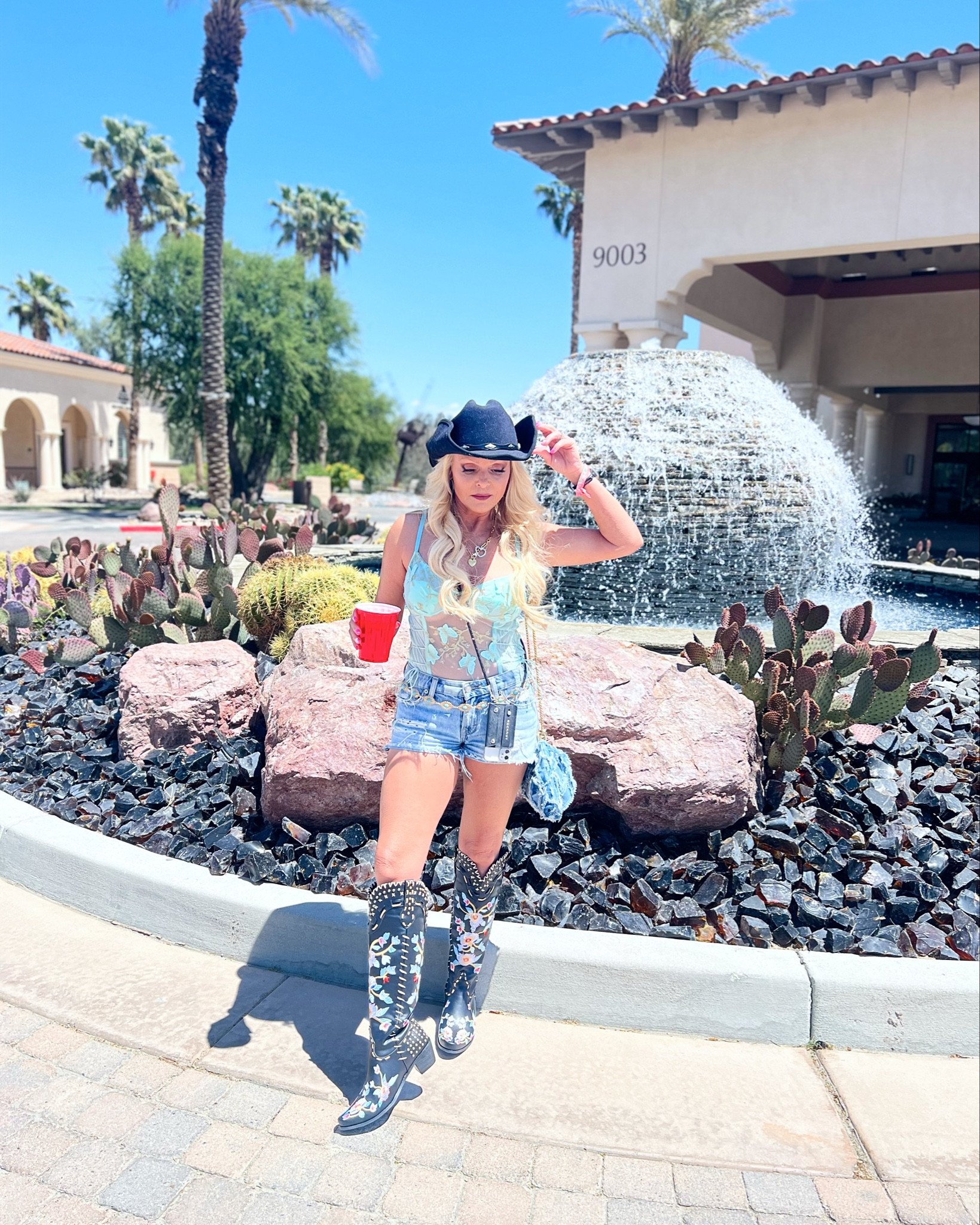 Fun Fashionable Featival Cute! 
These boots tho! Planned my whole outfit around these boots! 

Festival fashion, festival looks, festival outfits, festival ootd, ootd fashion, ootd, fashion styling, stagecoach looks, Coachella looks, festival season 

#LTKFestival #LTKootd #LTKgrwm