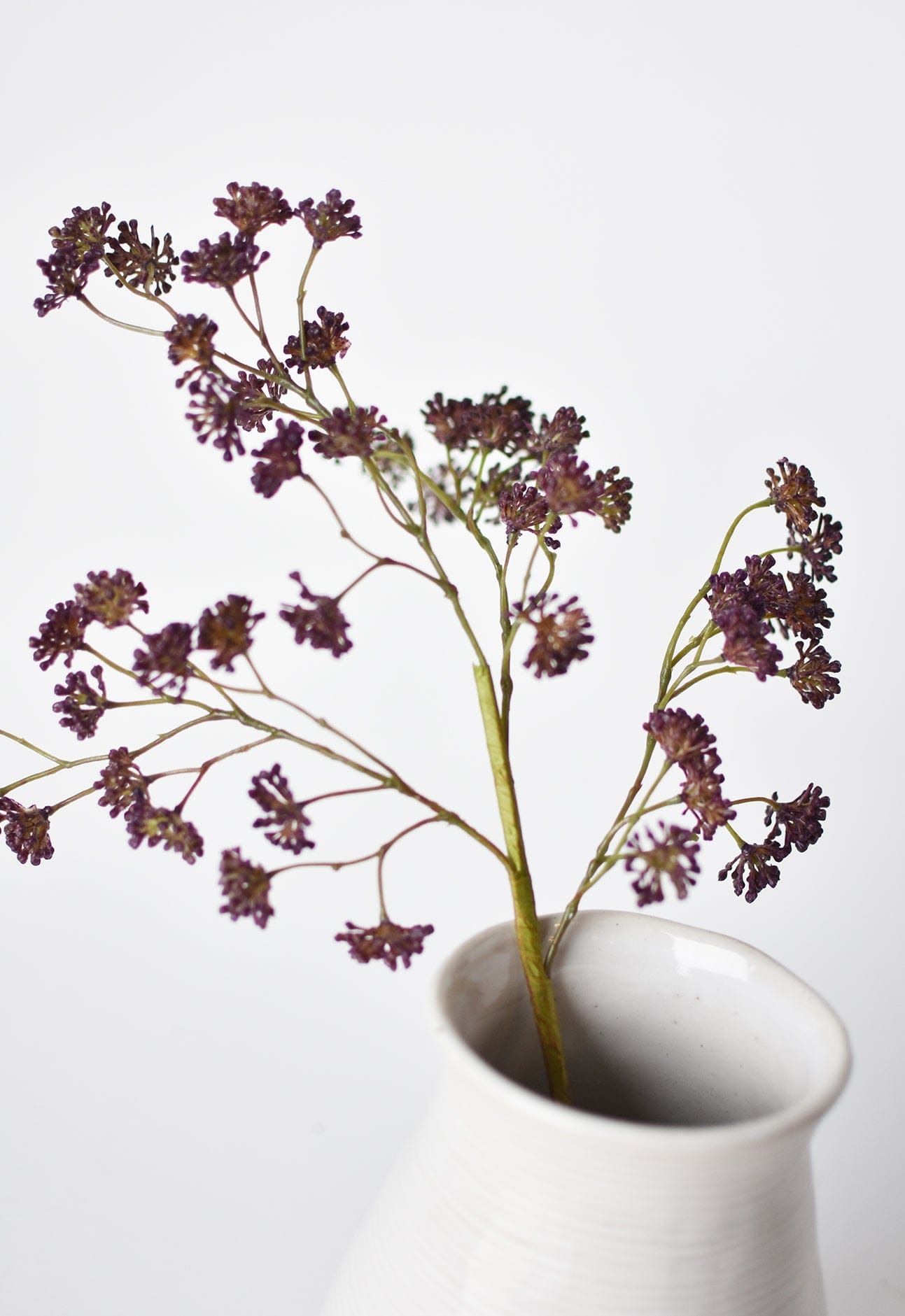 16" Faux Purple Soft Sedum Berry Stem | HouseFloral