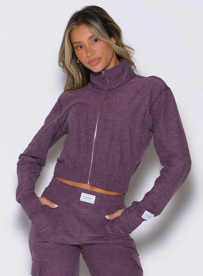 Women's Full Zip High Neck Jacket | Bombshell Sportswear | Bombshell Sportswear