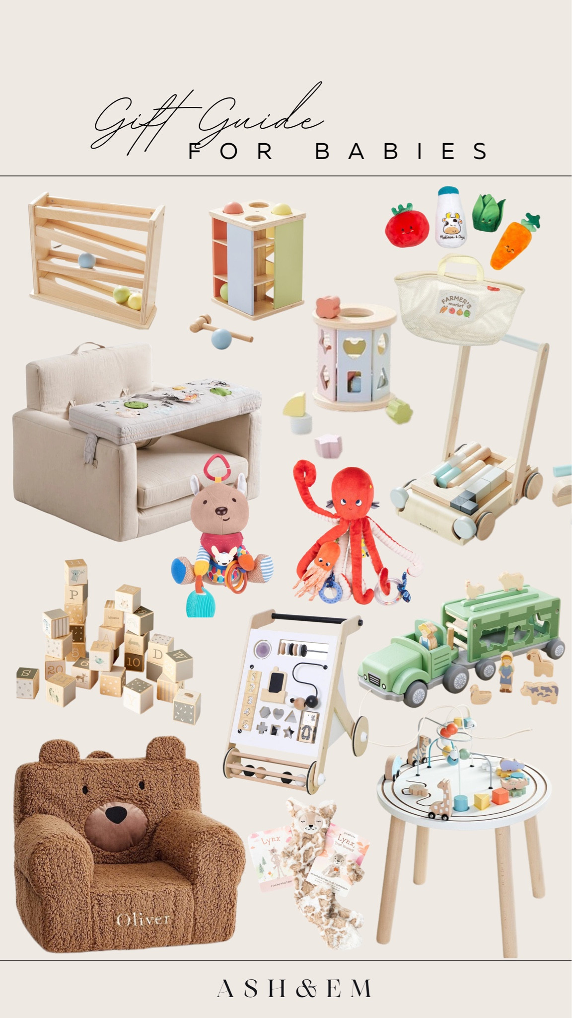 Gift guide for babies!🤍

Baby gift ideas. Toys for babies. Christmas gifts for babies.

#LTKGiftGuide #LTKHoliday #LTKbaby