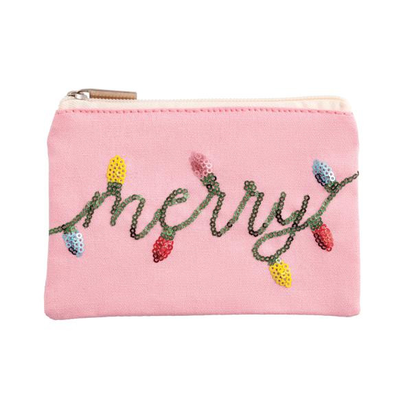 Merry Sequin Gift Card Holder | Mud Pie