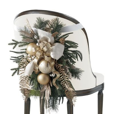 Gleam and Glisten Chairback Swags, Set of Two | Frontgate | Frontgate