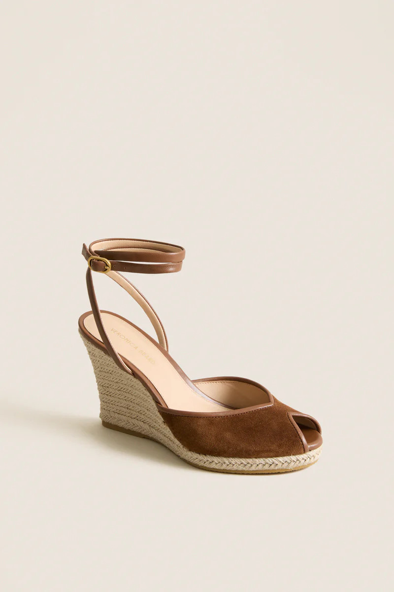 Chestnut Suede Pasina Wedges | Tuckernuck (US)