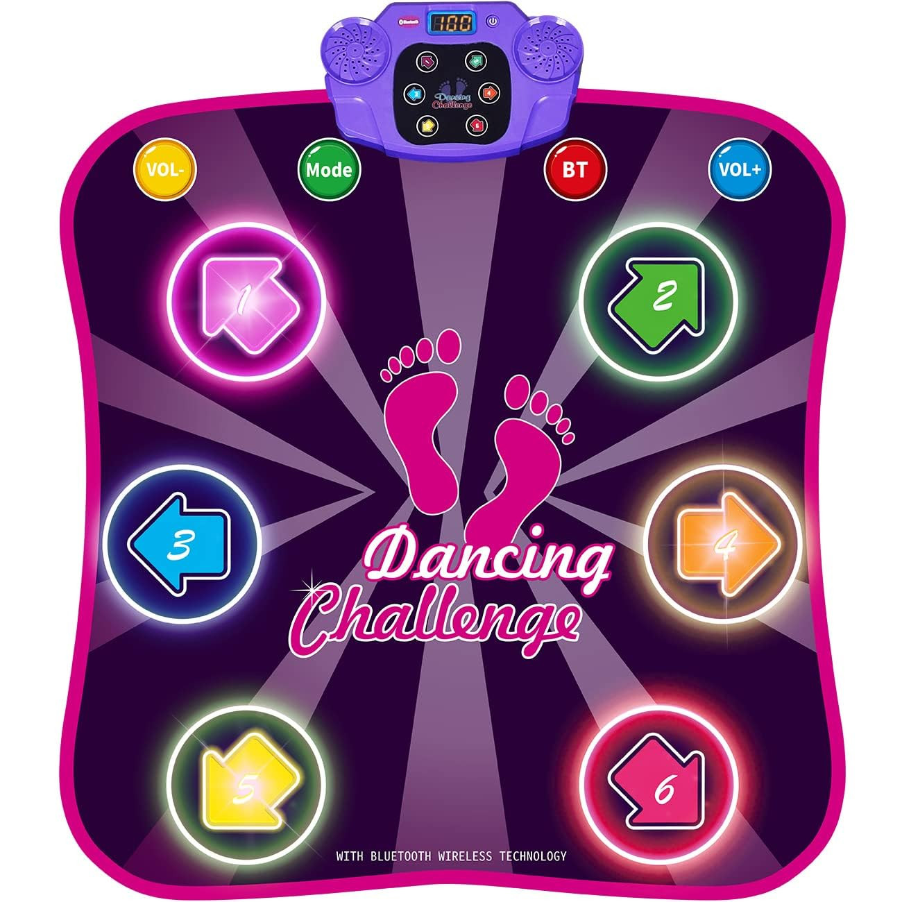 INSTOY Light Up Dance Mat for Girls：Dance Toys for 4 5 6 7 8 9 10 Year Old Girl Gifts - Music D... | Amazon (UK)