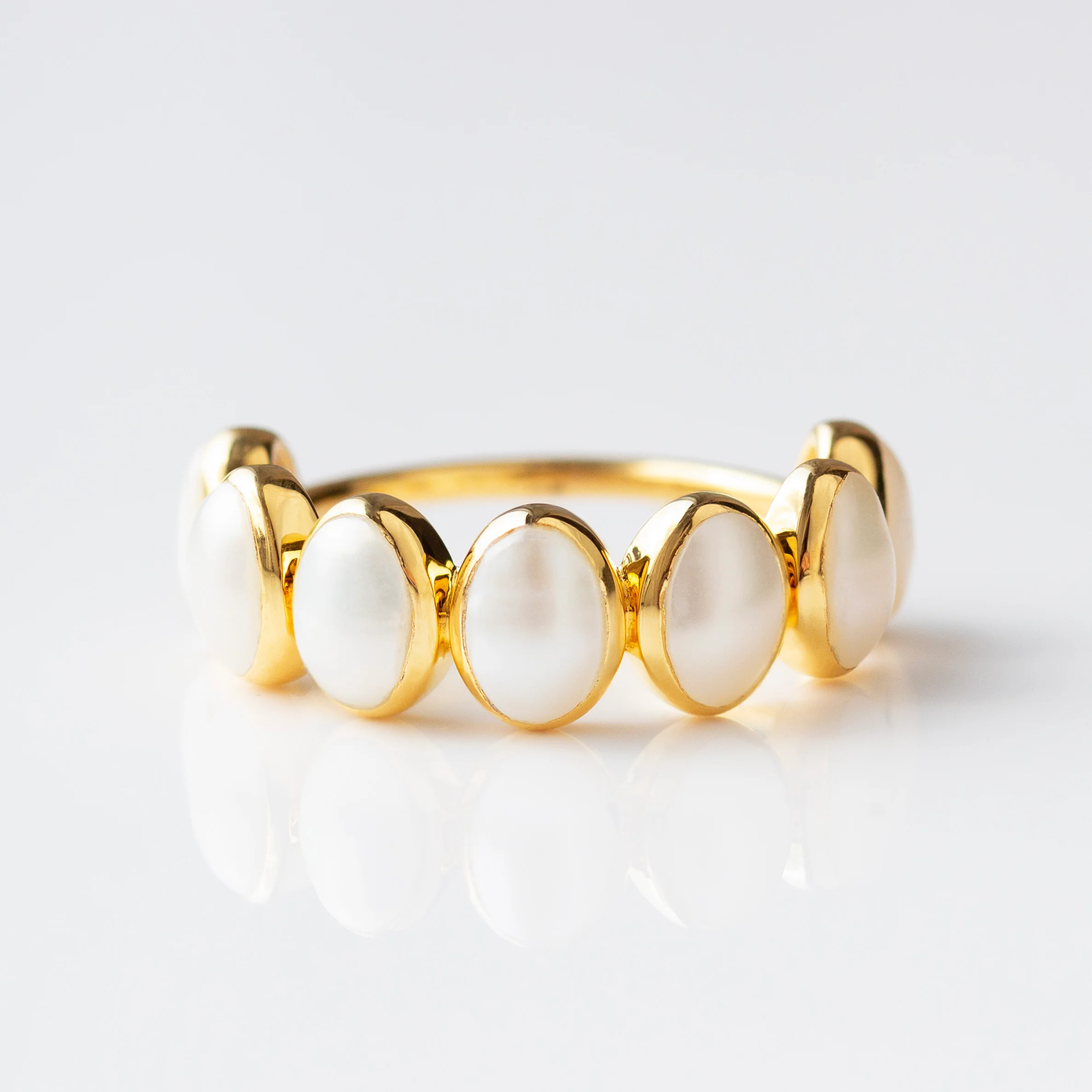 Violetta Pearl Ring | Carrie Elizabeth