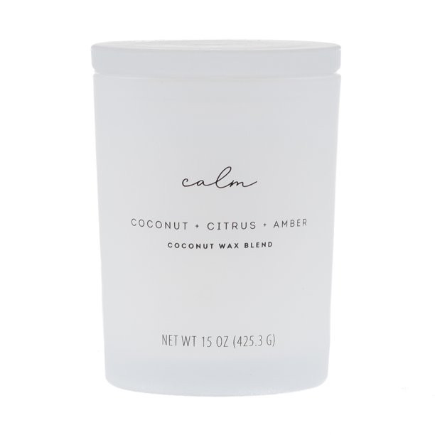 Allswell 15oz Scented 2-Wick Spa Candle - Calm (Coconut + Citrus + Amber) - Walmart.com | Walmart (US)