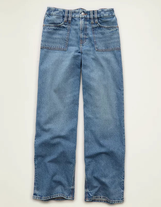 AE Curvy High-Waisted Stovepipe Jean | American Eagle Outfitters (US & CA)